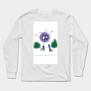 Sporty Fuzz Long Sleeve T-Shirt